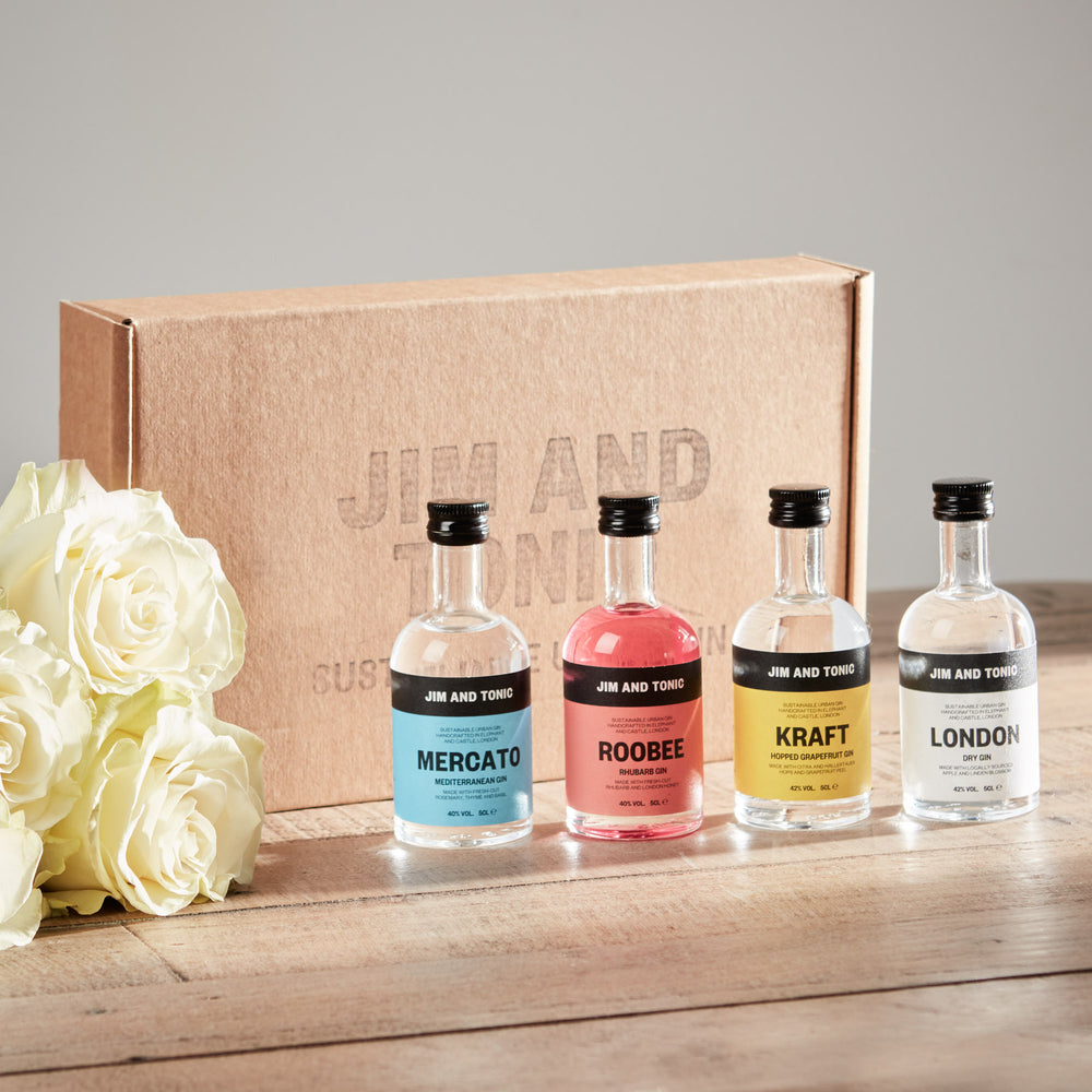 Jim and Tonic mini gin selection box